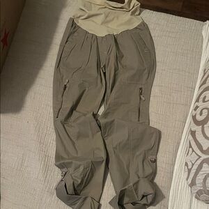 A Pea in the Pod Maternity Tan Cargo Pants